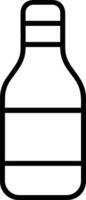 Bottle drink icon symbol image. Illustration of the drink water bottle glass design image vector