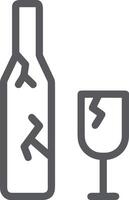 Bottle drink icon symbol image. Illustration of the drink water bottle glass design image vector