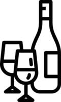 Bottle drink icon symbol image. Illustration of the drink water bottle glass design image vector