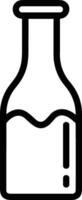 Bottle drink icon symbol image. Illustration of the drink water bottle glass design image vector