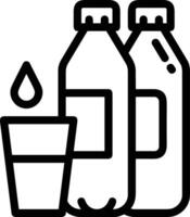 Bottle drink icon symbol image. Illustration of the drink water bottle glass design image vector