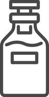 Bottle drink icon symbol image. Illustration of the drink water bottle glass design image vector