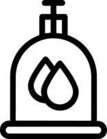 Bottle drink icon symbol image. Illustration of the drink water bottle glass design image vector