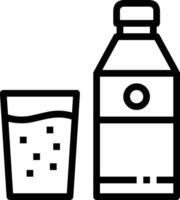 Bottle drink icon symbol image. Illustration of the drink water bottle glass design image vector