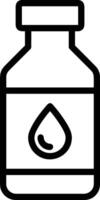 Bottle drink icon symbol image. Illustration of the drink water bottle glass design image vector