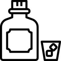 Bottle drink icon symbol image. Illustration of the drink water bottle glass design image vector