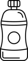 Bottle drink icon symbol image. Illustration of the drink water bottle glass design image vector