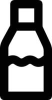 Bottle drink icon symbol image. Illustration of the drink water bottle glass design image vector