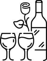 Bottle drink icon symbol image. Illustration of the drink water bottle glass design image vector