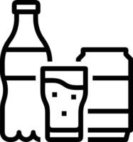 Bottle drink icon symbol image. Illustration of the drink water bottle glass design image vector