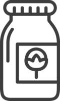 Bottle drink icon symbol image. Illustration of the drink water bottle glass design image vector
