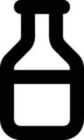 Bottle drink icon symbol image. Illustration of the drink water bottle glass design image vector