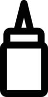 Bottle drink icon symbol image. Illustration of the drink water bottle glass design image vector