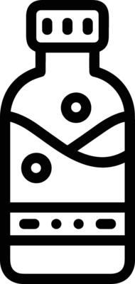 Bottle drink icon symbol image. Illustration of the drink water bottle glass design image