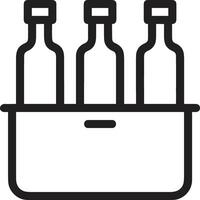 Bottle drink icon symbol image. Illustration of the drink water bottle glass design image vector