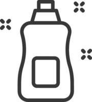 Bottle drink icon symbol image. Illustration of the drink water bottle glass design image vector