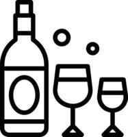 Bottle drink icon symbol image. Illustration of the drink water bottle glass design image vector