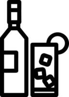 Bottle drink icon symbol image. Illustration of the drink water bottle glass design image vector