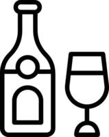 Bottle drink icon symbol image. Illustration of the drink water bottle glass design image vector