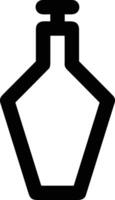 Bottle drink icon symbol image. Illustration of the drink water bottle glass design image vector