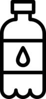 Bottle drink icon symbol image. Illustration of the drink water bottle glass design image vector