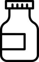 Bottle drink icon symbol image. Illustration of the drink water bottle glass design image vector