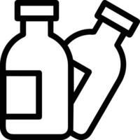 Bottle drink icon symbol image. Illustration of the drink water bottle glass design image vector