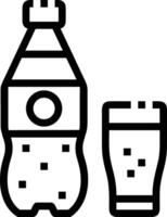 Bottle drink icon symbol image. Illustration of the drink water bottle glass design image vector