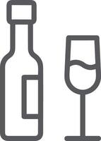 Bottle drink icon symbol image. Illustration of the drink water bottle glass design image vector