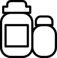 Bottle drink icon symbol image. Illustration of the drink water bottle glass design image vector