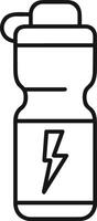 Bottle drink icon symbol image. Illustration of the drink water bottle glass design image vector