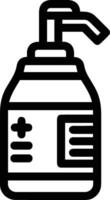 Bottle drink icon symbol image. Illustration of the drink water bottle glass design image vector