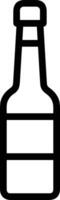 Bottle drink icon symbol image. Illustration of the drink water bottle glass design image vector