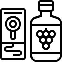 Bottle drink icon symbol image. Illustration of the drink water bottle glass design image vector