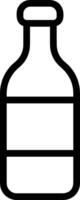 Bottle drink icon symbol image. Illustration of the drink water bottle glass design image vector
