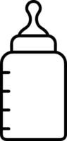 Bottle drink icon symbol image. Illustration of the drink water bottle glass design image vector