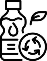 Bottle drink icon symbol image. Illustration of the drink water bottle glass design image vector