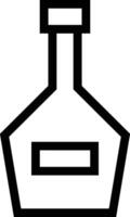 Bottle drink icon symbol image. Illustration of the drink water bottle glass design image vector