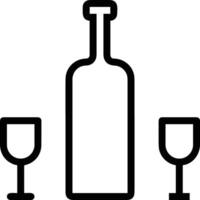 Bottle drink icon symbol image. Illustration of the drink water bottle glass design image vector