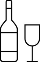 Bottle drink icon symbol image. Illustration of the drink water bottle glass design image vector