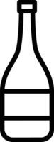 Bottle drink icon symbol image. Illustration of the drink water bottle glass design image vector