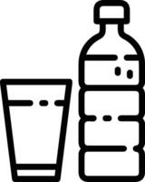 Bottle drink icon symbol image. Illustration of the drink water bottle glass design image vector