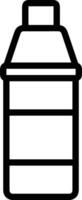 Bottle drink icon symbol image. Illustration of the drink water bottle glass design image vector