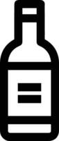 Bottle drink icon symbol image. Illustration of the drink water bottle glass design image vector