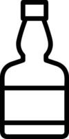 Bottle drink icon symbol image. Illustration of the drink water bottle glass design image vector