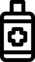 Bottle drink icon symbol image. Illustration of the drink water bottle glass design image vector