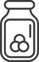 Bottle drink icon symbol image. Illustration of the drink water bottle glass design image vector