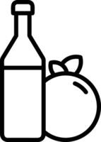 Bottle drink icon symbol image. Illustration of the drink water bottle glass design image vector