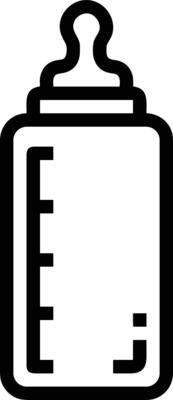 Bottle drink icon symbol image. Illustration of the drink water bottle glass design image