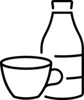 Bottle drink icon symbol image. Illustration of the drink water bottle glass design image vector